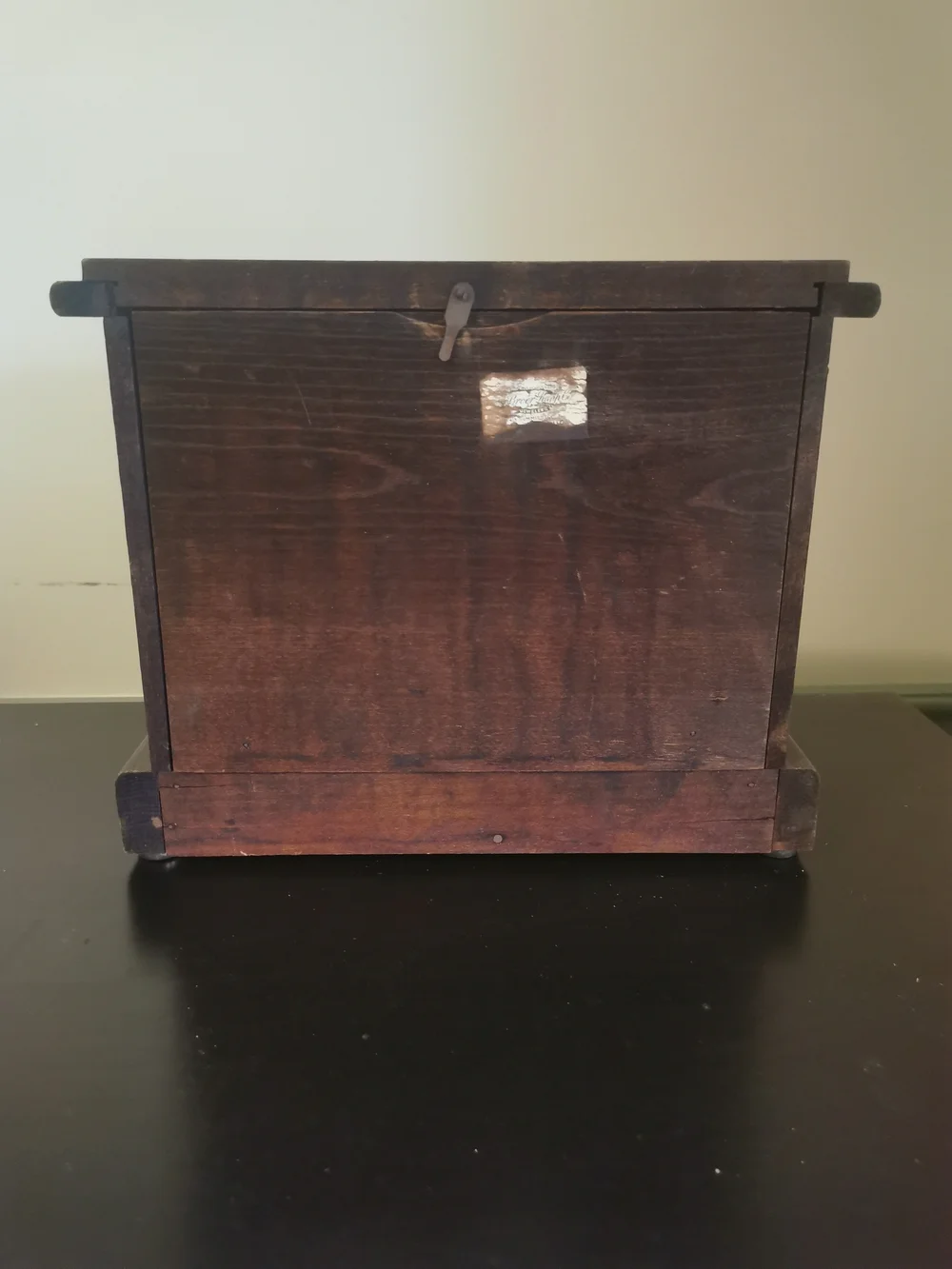 Antique Seth Thomas Shelf Mantle Clock W/Key Working